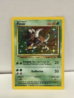 Pinsir Holo Rare – Jungle 9/64 – Pokemon TCG – 1999 – 60 HP – Vintage Card - Image 1