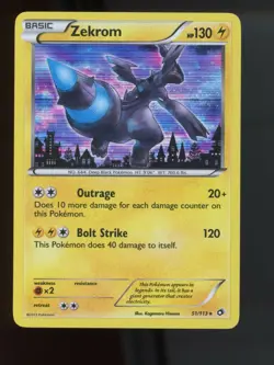 Zekrom 51/113 -Holo Rare - LP - Legendary Treasures - Pokemon TCG - Image 1