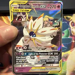 Pokemon TCG Solgaleo & Lunala GX Cosmic Eclipse Ultra Rare Holo TAG TEAM MINTY! - Image 1