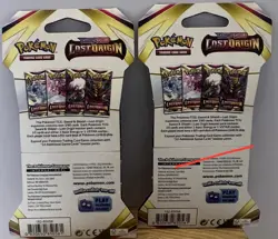 Pokemon Lost Origin Sleeved Booster Pack Art Set - x2 Packs NEW SEALED 820650850561 - Image 2