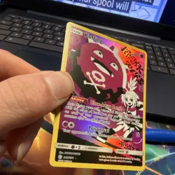 Pokemon Koffing Cosmic Eclipse 243/236 Full Art Rare Holo NEAR MINT TCG Single - Image 2