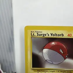 Lt. Surge's Voltorb 84/132 Pokemon Card Gym Heroes Unlimited WOTC 2000 - NM - Image 4