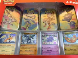 Pokemon TCG Scarlet & Violet 151 Mini Tin 4-Pack Sam's Club **UNOPENED** - Image 1