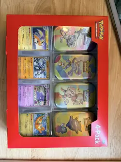 Pokemon TCG Scarlet & Violet 151 Mini Tin 4-Pack Sam's Club **UNOPENED** - Image 3