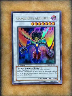 Yugioh Chaos King Archfiend TSHD-EN041 Ultra Rare 1st Ed NM - Image 1