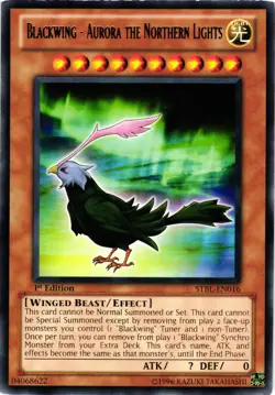 Yugioh Blackwing - Aurora the Northern Lights STBL-EN016 Rare 1st Edition VLP - Image 1