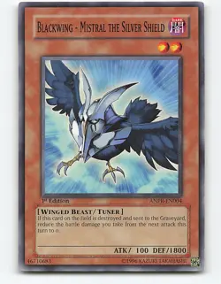 Blackwing - Mistral the Silver Shield #ANPR-EN004 1st Edition Yugioh Card - Image 1