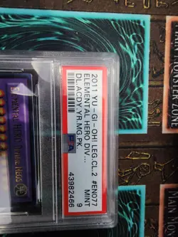yugioh psa 9 elemental hero divine neos legendary collection 2 gx 2011 - Image 4