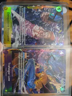 Law and Rosinante Illustration Box Promo One Piece Trading Card Game NM - Image 1