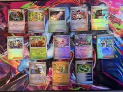Lot Of 13 Prismatic Evolutions Pokeball Pattern TCG card Holo Foil Free shipping - Image 1