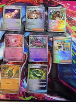 Lot Of 13 Prismatic Evolutions Pokeball Pattern TCG card Holo Foil Free shipping - Image 2