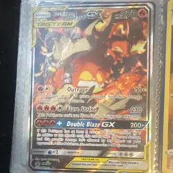Pokemon Reshiram & Charizard GX TAG TEAM SM201 Promo Holo HP 270 Card - Image 1