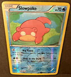 Slowpoke Pokemon TCG Dark Explorers Reverse Holo Common Card #23/108 - LP - Image 2