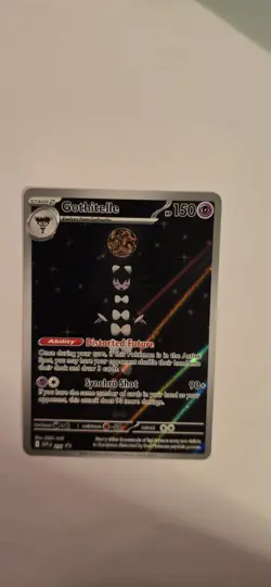 Pokemon Card Gothitelle SVP 211 Black Star Promo Illustration Rare - Image 1