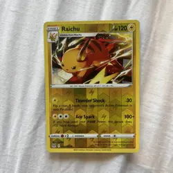 Raichu - 053/196 Lost Origin Reverse Holo Pokemon Card TCG - Image 1