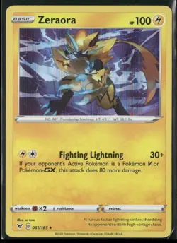Zeraora - (Cosmos Holo) Holo Rare Miscellaneous Cards & Products 061/185 NM - Image 1