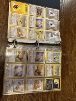 Pokemon TCG Binder Lot Vintage to Diamond 18 pages over 200 Cards - Image 4