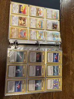 Pokemon TCG Binder Lot Vintage to Diamond 18 pages over 200 Cards - Image 5