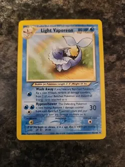 Light Vaporeon 52/105 Neo Destiny Unlimited Edition Regular Card - Image 1