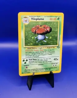 Vileplume 15/64 Jungle Set Holo Rare Pokemon Card Nintendo Pokemon TCG WOTC 1999 - Image 2