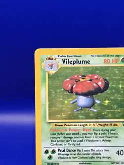 Vileplume 15/64 Jungle Set Holo Rare Pokemon Card Nintendo Pokemon TCG WOTC 1999 - Image 4