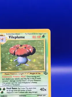 Vileplume 15/64 Jungle Set Holo Rare Pokemon Card Nintendo Pokemon TCG WOTC 1999 - Image 5
