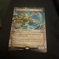 MTG Lorwyn Eclipsed - ECL 297 Adept Watershaper (Showcase) - Rare Foil - Image 1