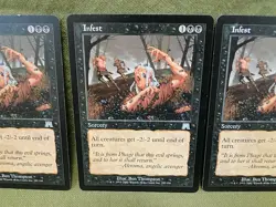 Magic the Gathering: 3x Infest - Image 2