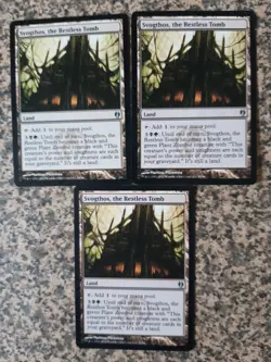 MTG - 3 x Svogthos, the Restless Tomb - Duel Decks: Izzet vs Golgari - Image 1