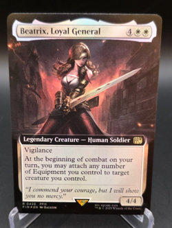 Beatrix Loyal General Extended Art 0426 MTG FINAL FANTASY Rare NP Foil - Image 1