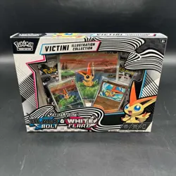POKEMON SCARLET VIOLET BLACK BOLT & WHITE FLARE VICTINI ILLUSTRATION COLLECTION - Image 1