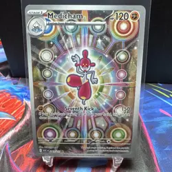 Pokemon Medicham Alt Rare 241/217 Mega Evolutions Ascended Heroes Ready To ship - Image 1
