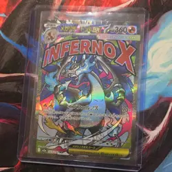 Pokemon Mega Charizard X Ex Full Art Holo M2: Inferno X Super Rare Japanese - Image 1