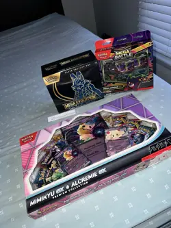 Pokemon Mega Evolution Lucario ETB Mimikyu ex & Alcremie ex Box Mega Gengar Deck - Image 3