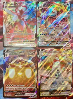 Pokemon TCG VMAX Lot of 4 Ultra Rare Holo Cinderace Scizor Duraludon Kyurem - Image 1
