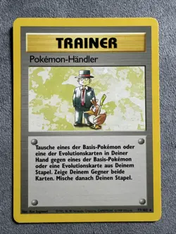 Pokemon Trader 77/102 Rare Base Set Pokemon TCG - Image 1