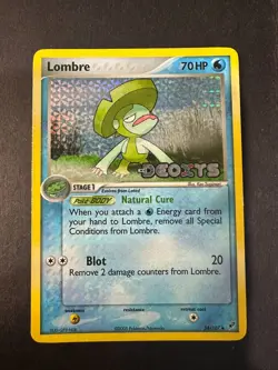 Pokemon - Lombre 34/107 Reverse Holo Rare Stamped - EX Deoxys NM - Image 1