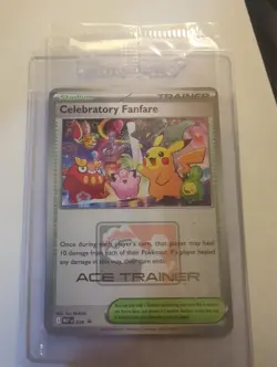 SEALED Celebratory Fanfare • NM • 2025 Ace Trainer Reward Promo • Pokemon TCG - Image 1