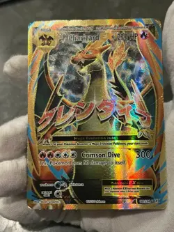 Pokemon TCG M Charizard EX 101/108 XY Evolutions Holo Full Art Mega DMG - Image 3