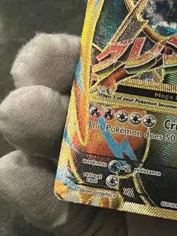 Pokemon TCG M Charizard EX 101/108 XY Evolutions Holo Full Art Mega DMG - Image 5