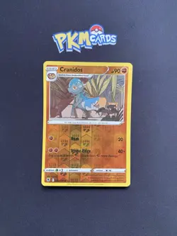 Pokemon TCG Cranidos Astral Radiance 076/189 Reverse Holo LP. - Image 1