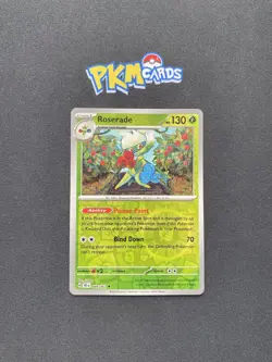 Pokemon TCG Roserade Temporal Forces 009/162 Reverse Holo NM. - Image 1