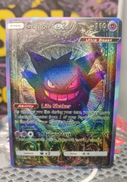 Pokemon Gengar EX ACG Custom Made Fan Art Holo With Texture - Image 2
