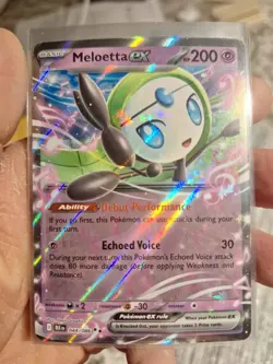 Meloetta EX 044/086 Legendary Treasures Radiant Collection Holo Pokemon NM - Image 1
