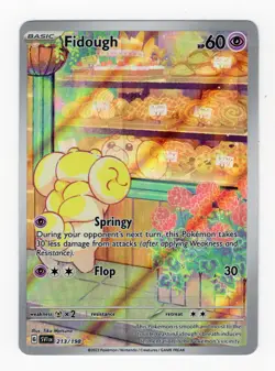 Pokemon TCG Fidough 213/198 – Scarlet & Violet – Illustration Rare – NM - Image 1