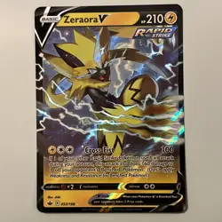 Pokemon TCG Zeraora V Prize Pack Series One 053/198 Holo Ultra Rare - Image 1