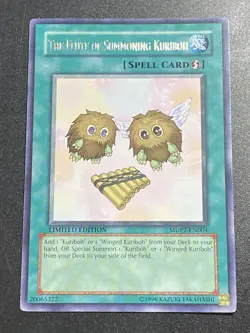 YuGiOh! The Flute of Summoning Kuriboh MDP2-EN004 Rare Limited Edition LP - Image 1