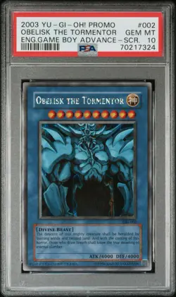 Yu-Gi-Oh! Obelisk the Tormentor GBI-002 Secret Rare PSA 10 - Image 1
