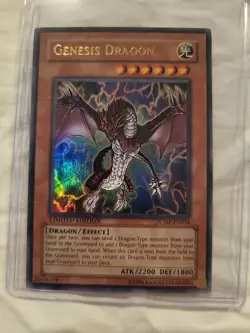 Ultra Rare Yu-gi-oh Genesis Dragon. ENO34 HOLO - Image 1