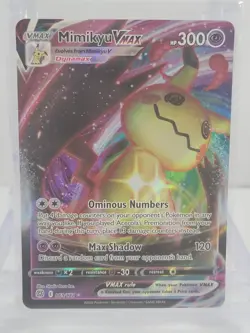 Pokemon Mimikyu VMAX Holo Ultra Rare TCG Card Brilliant Stars 069/172 - Image 1